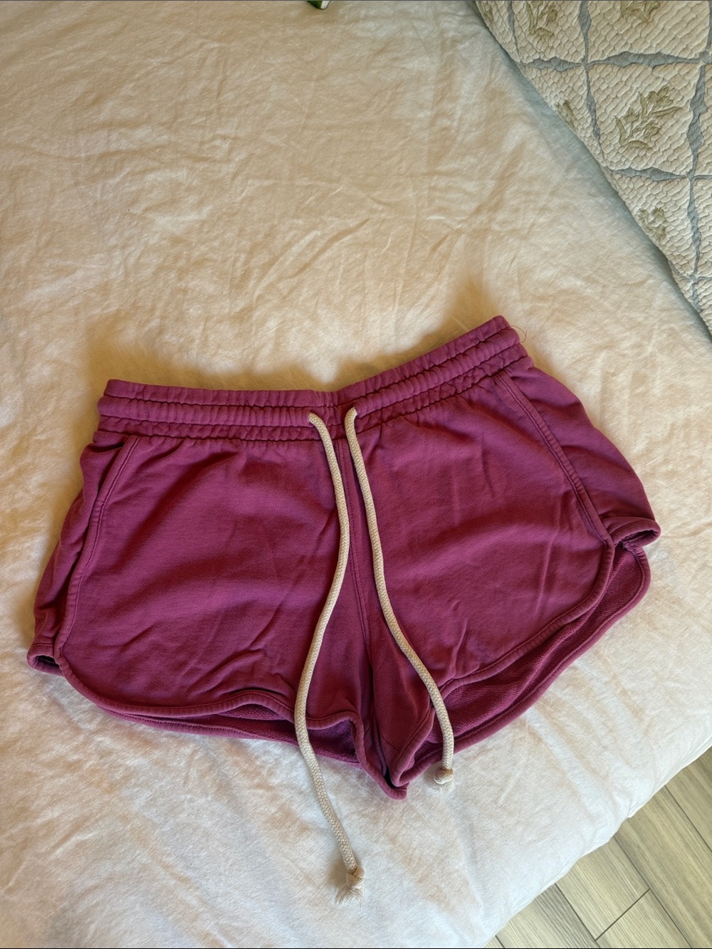Universal Thread Raspberry Drawstring Athletic Shorts